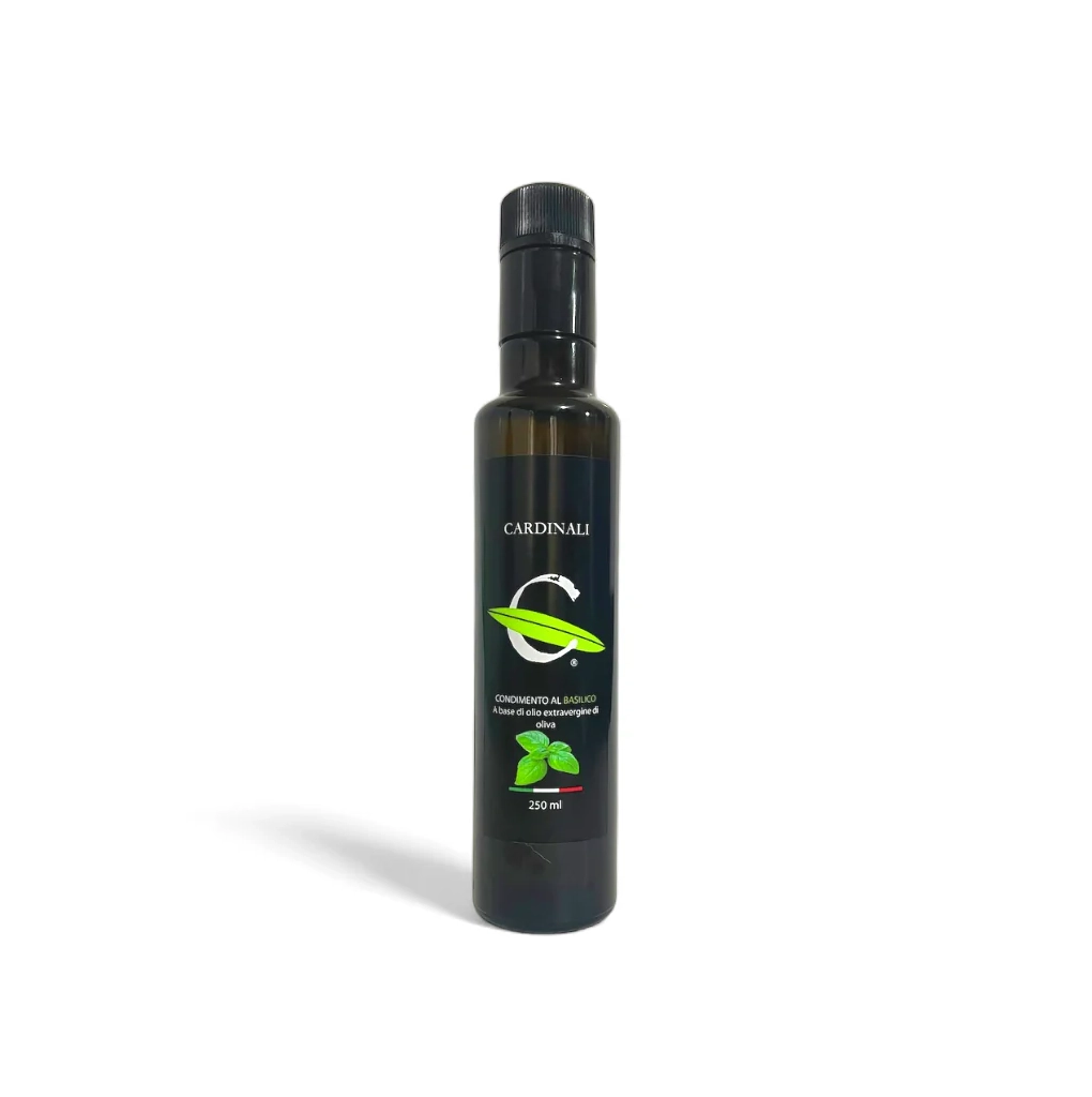 OLIO EVO AROMATIZZATO AL BASILICO